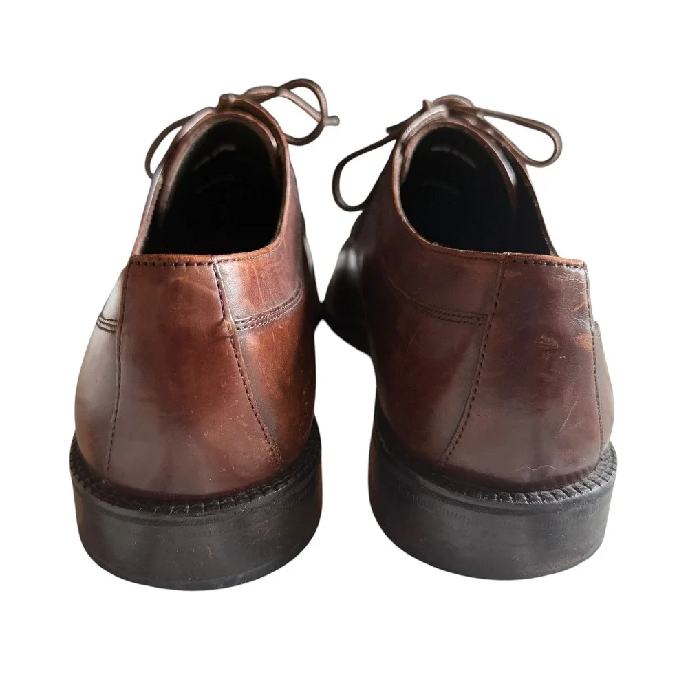 Cole Haan City Mens Brown Leather Split Toe Oxford Dress Shoes 10 M